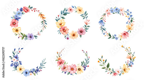 Colorful Floral Celebration Vector Background