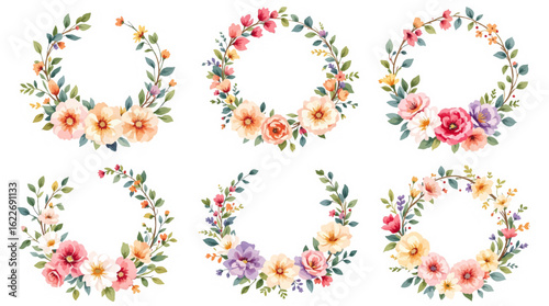 flower alphabet set
