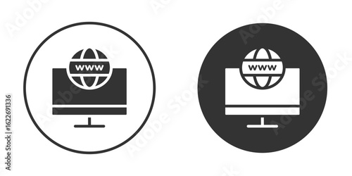 Domain icon clipart vector designs for graphic projects