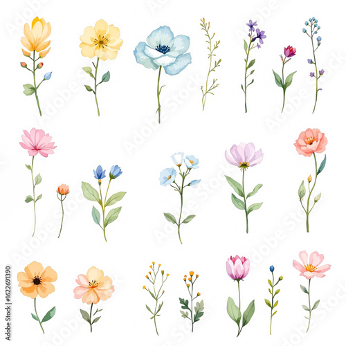 Seamless pink floral pattern with roses tulips and leaves for spring and summer garden design