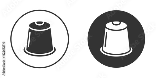 Coffee capsule icon clipart vector designs for graphic projects