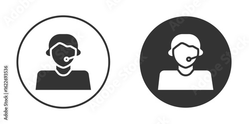 Callcenter icon clipart vector designs for graphic projects