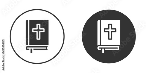 Bible icon clipart vector designs for graphic projects