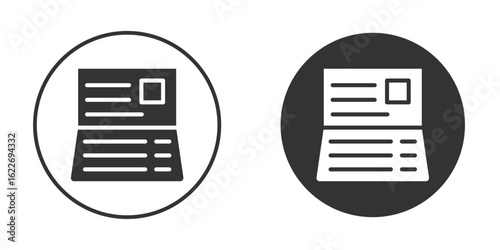 Bankbook icon clipart vector designs for graphic projects