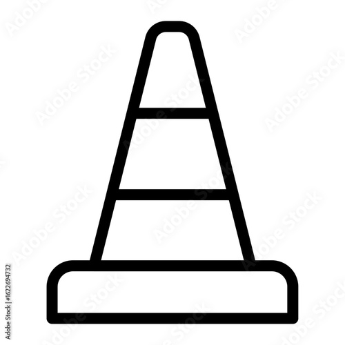 
Illustration showing black icons of building materials and everything related to construction on a white background