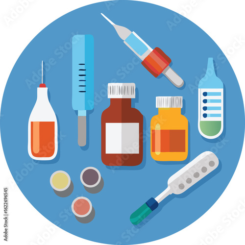 vector set of medical icons
