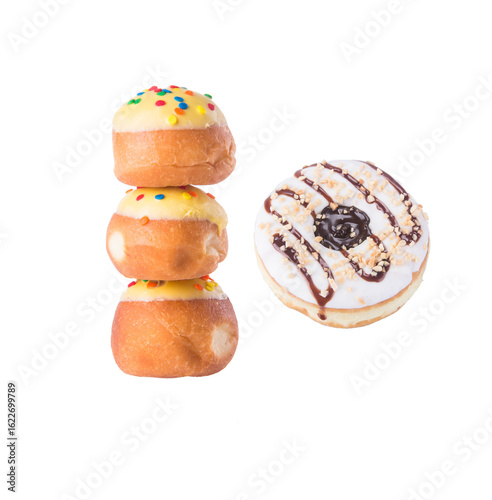 Wallpaper Mural donuts on white Torontodigital.ca