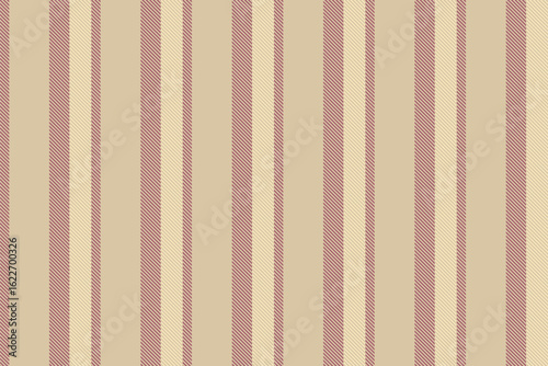 Eelection textile background stripe, sixties fabric pattern texture. Sala vector seamless lines vertical in light and red colors.