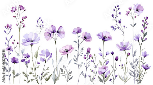 Watercolor flowers background for design. Vector design illustration. for banner, wedding card.