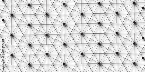 A beautiful Chaotic abstract line seamless pattern .Technology black illustration . Connected lines with dots .graphic background dots with connections for your design, illustration	