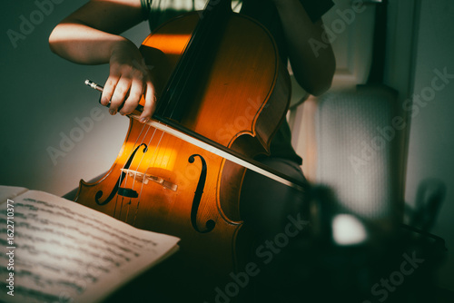 Photography Cello home recording