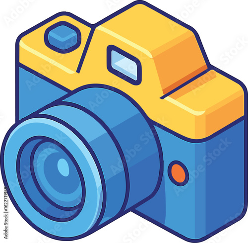 Flat Design Camera Icon