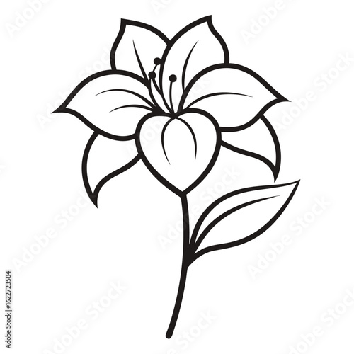 vector illustration of a flower