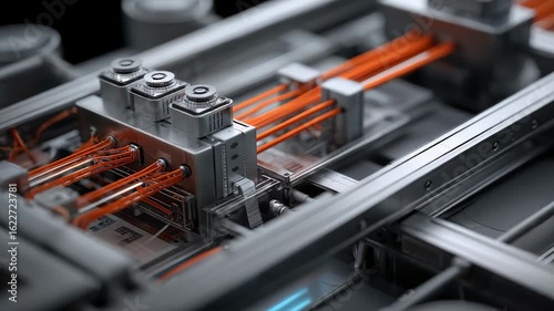 Precision Mechanical Structure and Data Transmission with Orange Cables