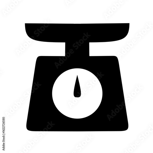 kitchen scale icon vector with trendy design
