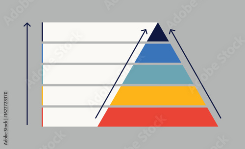 Hierarchy of control triangle template diagram design