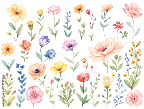Wallpaper Mural seamless pattern with tulips Torontodigital.ca
