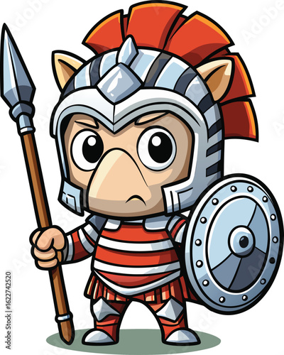 knight with sword and shield