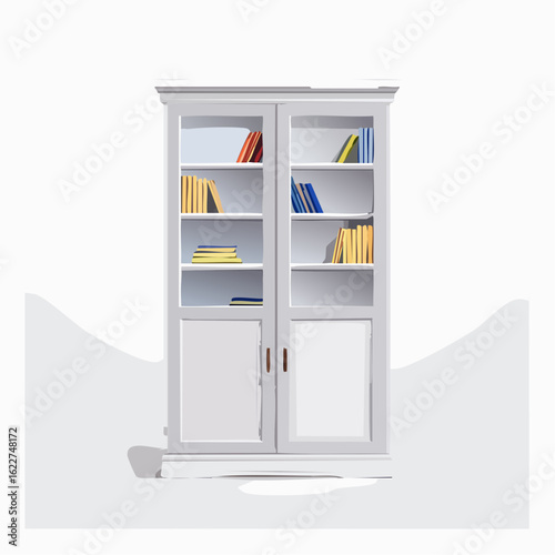  Elegantes Bücherregal ohne Deko