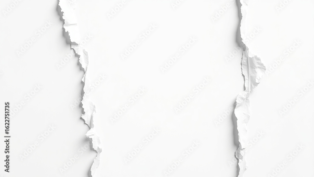 Obraz premium Paper scraps with a white background