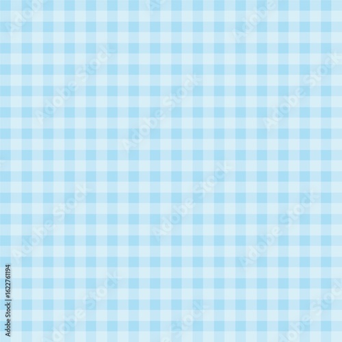 Wallpaper Mural Cute fashion seamless pattern in style of picnic. Scottish tartan gingham plaid graphic texture for fabric, wrapping paper, package, banner, card. Pastel blue plaid background. Torontodigital.ca