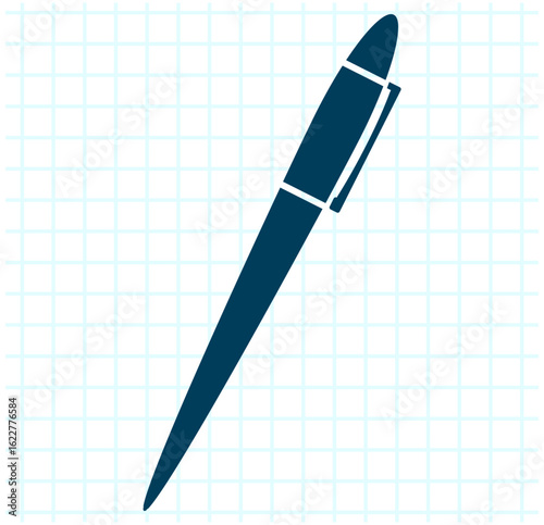 Vector illustration on a checkered background