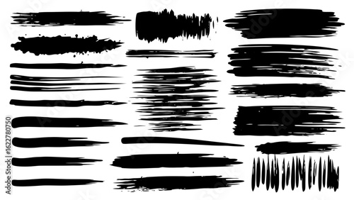 Wallpaper Mural Hand-Drawn Sketchy Arrow Collection Black Ink Strokes & Lines for Design Torontodigital.ca