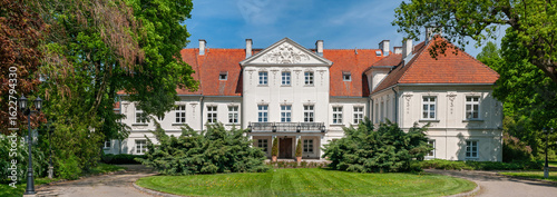Late baroque palace in Leszno, Masovian Voivodeship, Poland