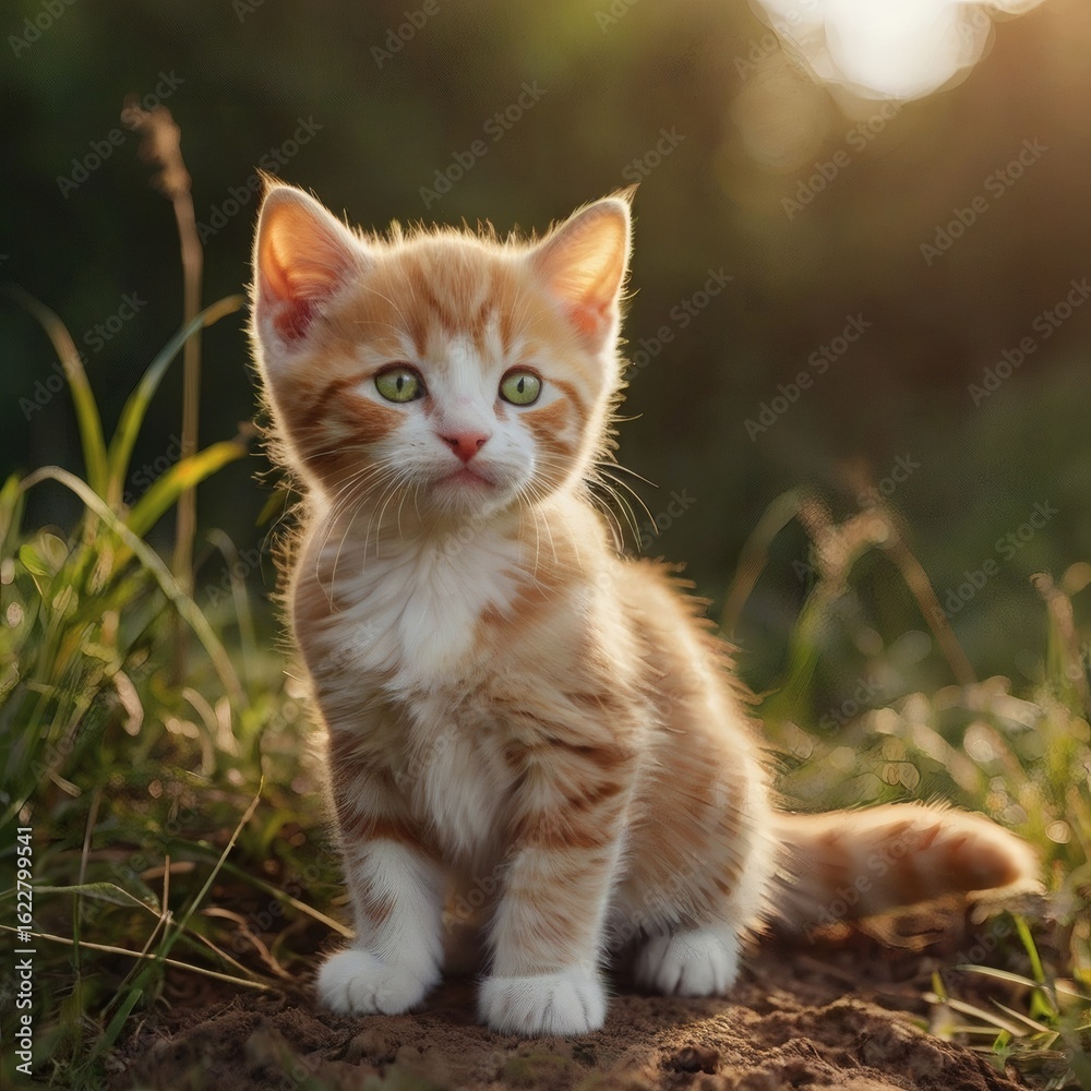 Fototapeta premium a cute kitten