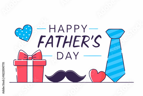 Happy Father's Day Greeting Card 