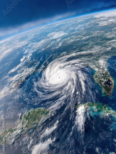 Hurricane from space