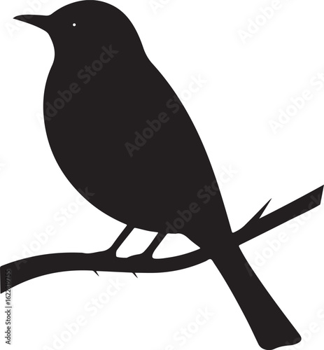 Striking graphic design featuring a bold solid black silhouette against a clean white background perfect for modern branding and artistic projects silhouette