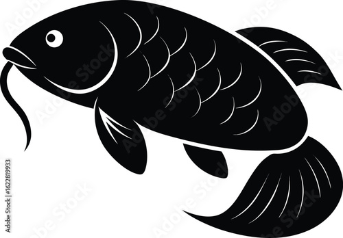 Illustration vectorielle de poissons d'océan avec la faune sous-marine et des fruits de mer