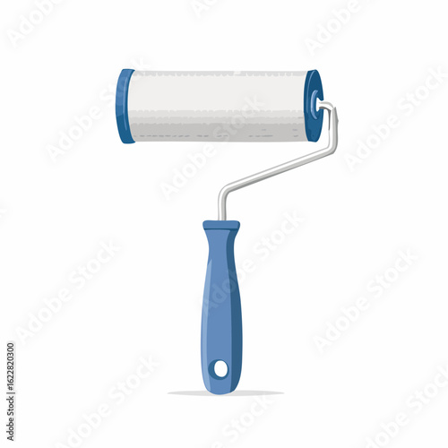 Lint roller with paper roll

