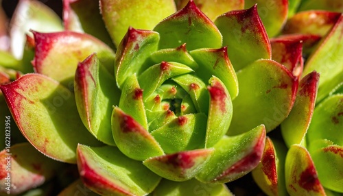Succulent cluster in harsh directional light