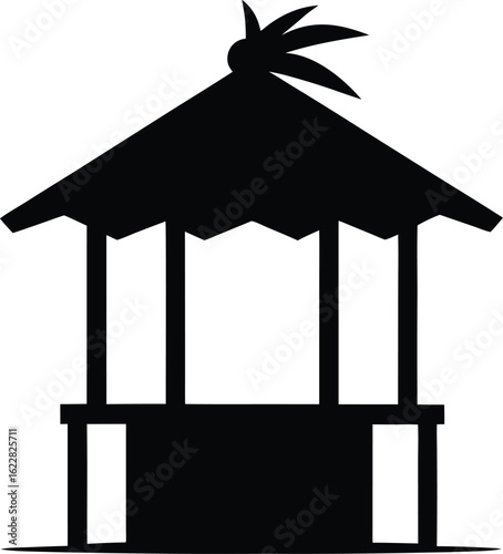 Vecteur d'icône noir de boussole de vent de conception de signes d'affaires