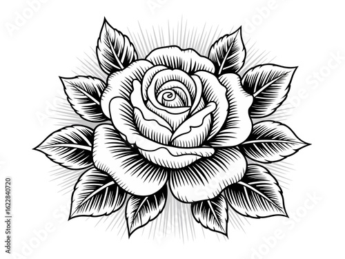 floral, roses, bouquet, blackandwhite, illustration, vintage, flower, lineart, drawing, botanical, nature, monochrome, sketch, outline, engraving, elegant, handdrawn, detailed, leaf, roseart, classic,