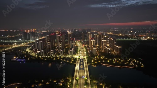 Wallpaper Mural cityscape of modern city in hangzhou Torontodigital.ca