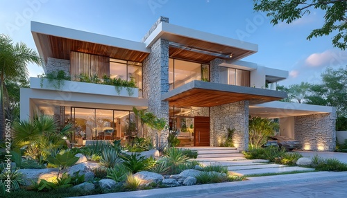 Modern Tropical Home Exterior