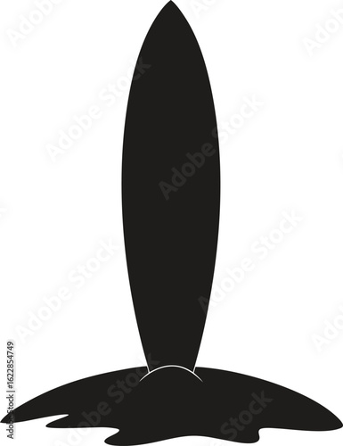Soleil et dauphin sautant dans les vagues de l'océan, un symbole de nature et d'art