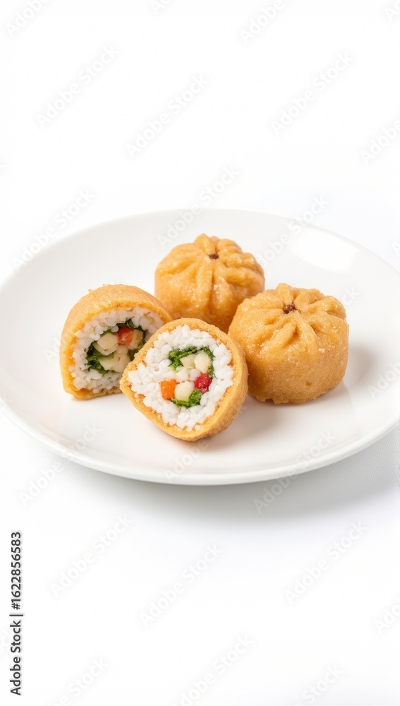 Fototapeta premium Creative Tempura Sushi Roll