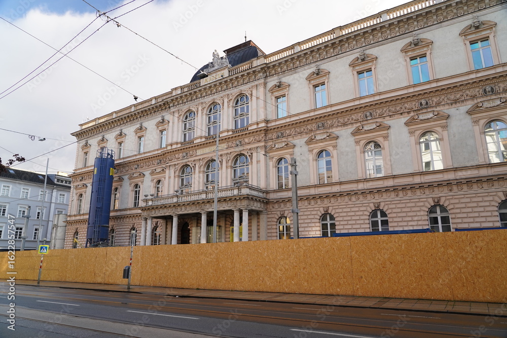 Naklejka premium The city of Innsbruck, the capital of Tyrol (Austria)