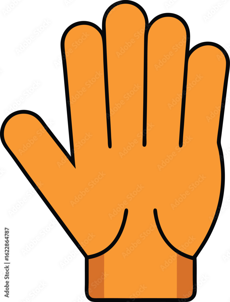 Obraz premium gloves icon on transparent background