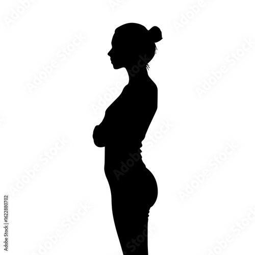silhouette of a pregnant woman