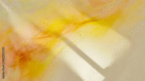 Warm yellow and orange abstract with light shadow warm colors