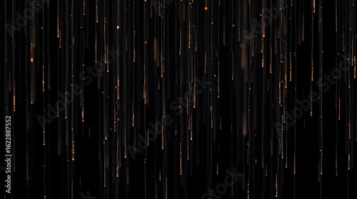 Golden Drizzle Abstract Background