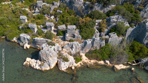 Aerial view with drone. Kal...