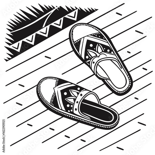 sneakers vector illustration