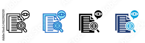Transparency icon Multi Style Vector Illustration