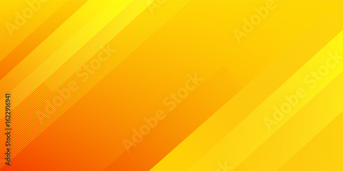 Abstract orange sporty background vector design with shiny lines and lights.
